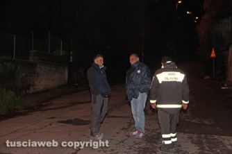 Viterbo - Voragine in via del Pilastro