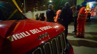 Voragine inghiotte auto alla Balduina