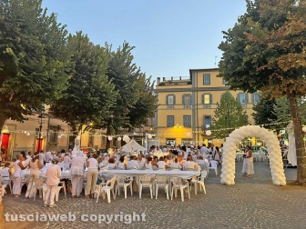 White dinner