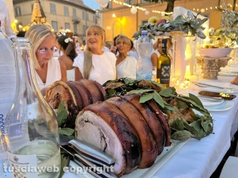 White dinner