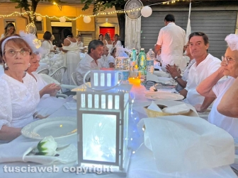 White dinner