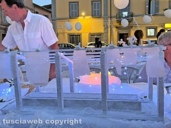 White dinner