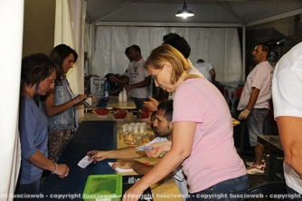 Santa Rosa - Zingaretti a cena con i facchini
