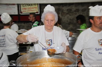 Santa Rosa - Zingaretti a cena con i facchini