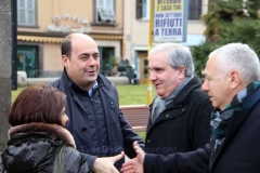 Zingaretti al mercato e a Belcolle