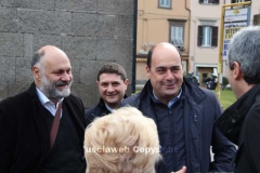 Zingaretti al mercato e a Belcolle