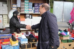 Zingaretti al mercato e a Belcolle