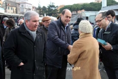 Zingaretti al mercato e a Belcolle