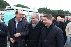 Zingaretti al mercato e a Belcolle