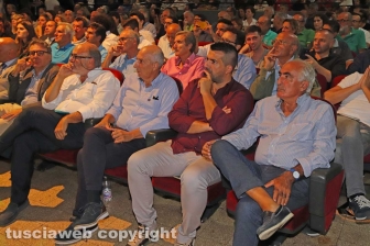 Vetralla - Nicola Zingaretti alla festa dell'Unità - Alvaro Ricci in prima fila