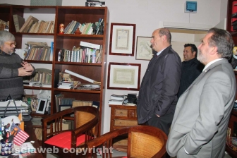 Zingaretti nella sede di Tusciaweb
