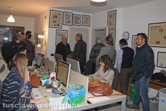 Zingaretti nella sede di Tusciaweb