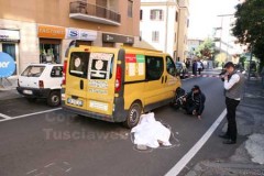 L'incidente mortale in via Vicenza