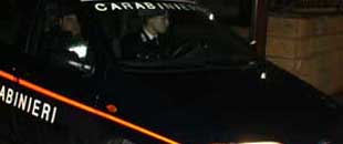 Una pattuglia dei carabinieri