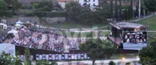 Il palco di Valle Faul