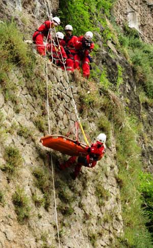 Simulazione di un terremoto a Ronciglione