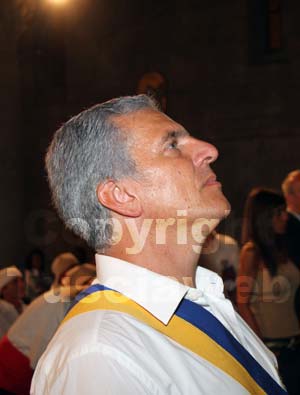 Il presidente del Sodalizio dei facchini Massimo Mecarini