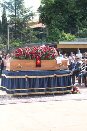 I funerali di Marco Brigliozzi