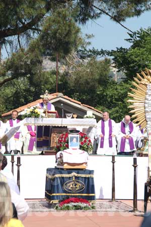 I funerali di Marco Brigliozzi 