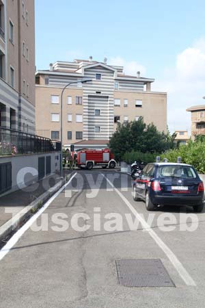 L'incendio a Via Rasetti