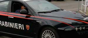 Una pattuglia dei carabinieri