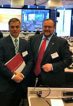 L'assessore Paolo Bianchini a Bruxelles