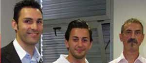 I ragazzi premiati da Orsolini