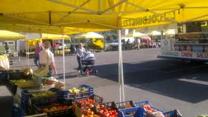 Il mercato di Campagna Amica a Santa Barbara