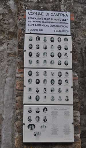 Canepina ricorda il bombardamento del 1944
