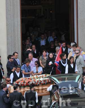 I funerali di Luciano Cascelli