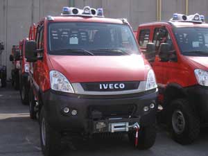 I mezzi per il soccorso antincendio