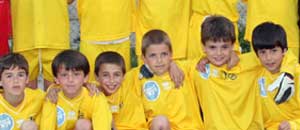 Alcuni dei piccoli atleti che hanno preso parte al Torneo