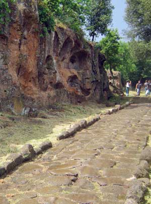 Via Amerina dopo la ripulitura