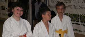 Alcuni giovani judoka