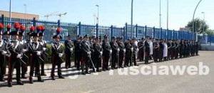 Un'immagine della festa dell'Arma del 2010