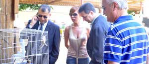 L'inaugurazione della fiera degli animali da cortile