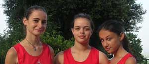 Alcune atlete della Finass
