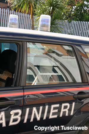 Una pattuglia dei carabinieri