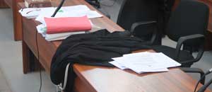 Un'aula del tribunale