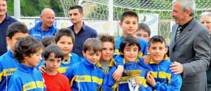 I ragazzi della scuola calcio di Bassano in Teverina