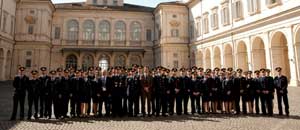 I marescialli dell'aeronautica in visita al Quirinale