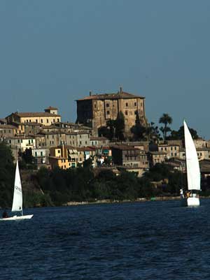 Un'immagine della gara di vela