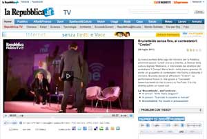 L'articolo con il video