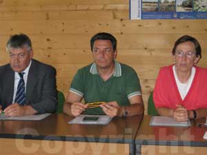 Umberto Fusco, Giulio Marini e Anna Coppola