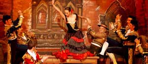 Una scena del Don Chisciotte