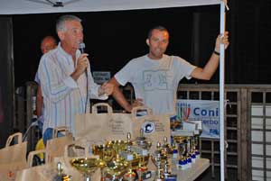 La premiazione dei tornei del Coni
