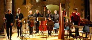I musicisti che hanno eseguito il concerto "Il giardino armonico"