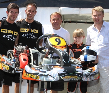 Hugo e Mika Hakkinen con il team T3M Sport