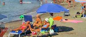 I bagnanti al mare
