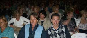 Il sindaco di Bagnoregio Francesco Bigiotti e il direttore artistico Fabrizio Vona